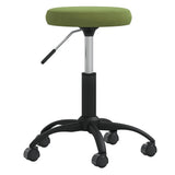 VidaXL Massagehocker Samt hellgrün