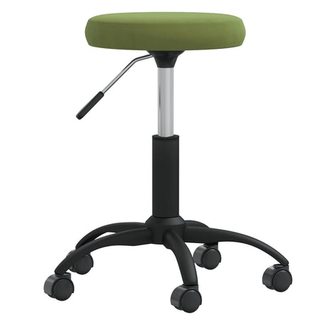 VidaXL Massagehocker Samt hellgrün