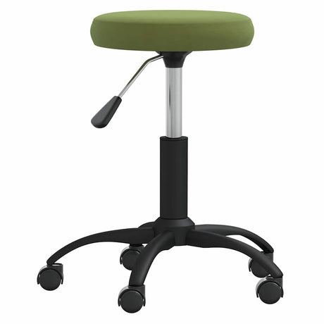 VidaXL Massagehocker Samt hellgrün