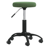 VidaXL Massagehocker Samt dunkelgrün