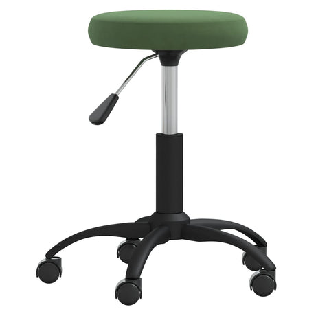 VidaXL Massagehocker Samt dunkelgrün