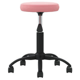 VidaXL Massagehocker Samt rosa