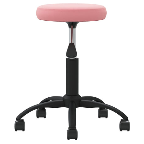 VidaXL Massagehocker Samt rosa