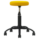 VidaXL Massagehocker Samt senfgelb