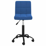 Vidaxl eetkamerstoel draaibaar fluweel blauw