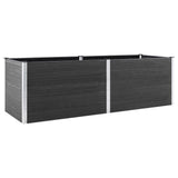 VIDAXL -Pflanzer erhöhte 200x50x91 cm HKC Gray