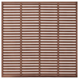 VIDAXL Louvre Schutting 180x180 cm HKC Brown