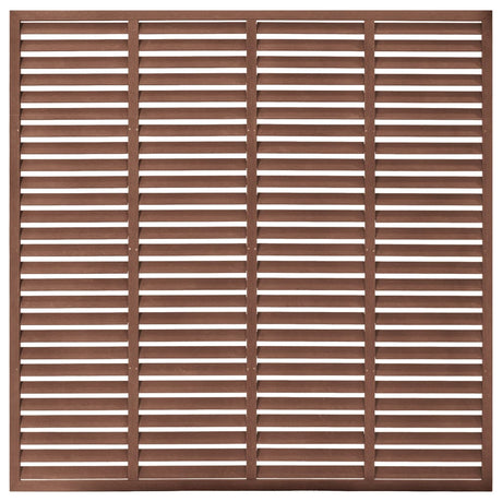 VIDAXL Louvre Schutting 180x180 cm HKC Brown
