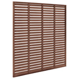VIDAXL Louvre Schutting 180x180 cm HKC Brown