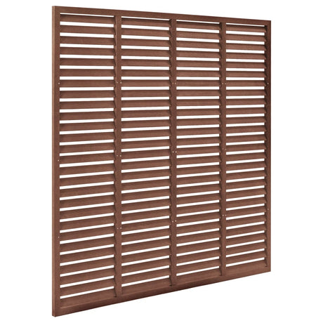VIDAXL Louvre Schutting 180x180 cm HKC Brown