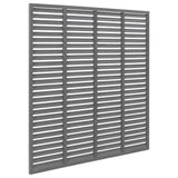 Vidaxl Lamellenhek 180x180 cm HKC Grau