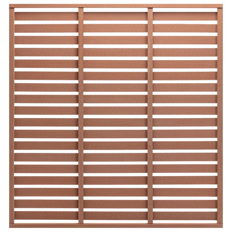 Vidaxxl Zaunelement 180x180 cm HKC braun