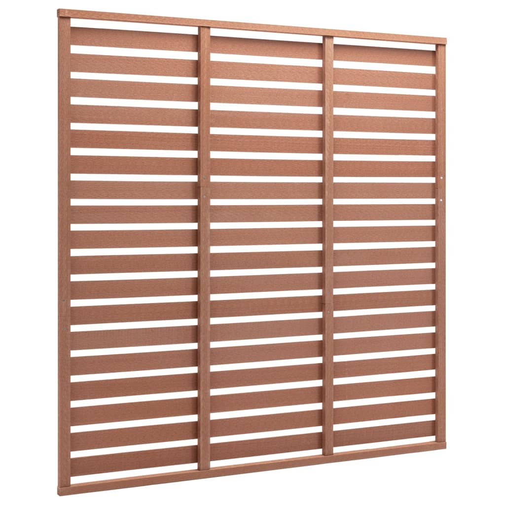 Vidaxl Fence Panel 180x180 cm HKC Brown