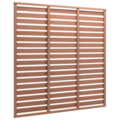 Vidaxxl Zaunelement 180x180 cm HKC braun