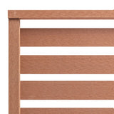 VIDAXL -Zauntafel 180x180 cm HKC Brown