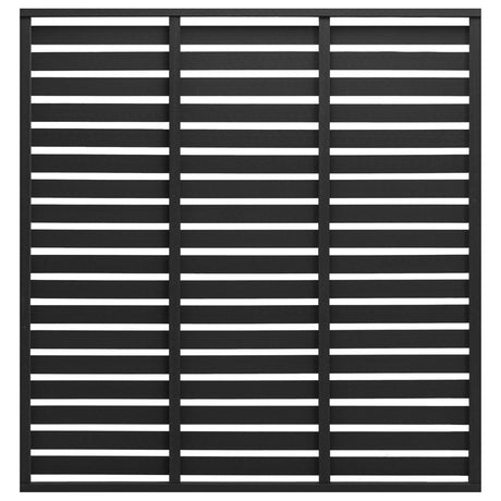 VIDAXL -Zauntafel 180x180 cm HKC Schwarz