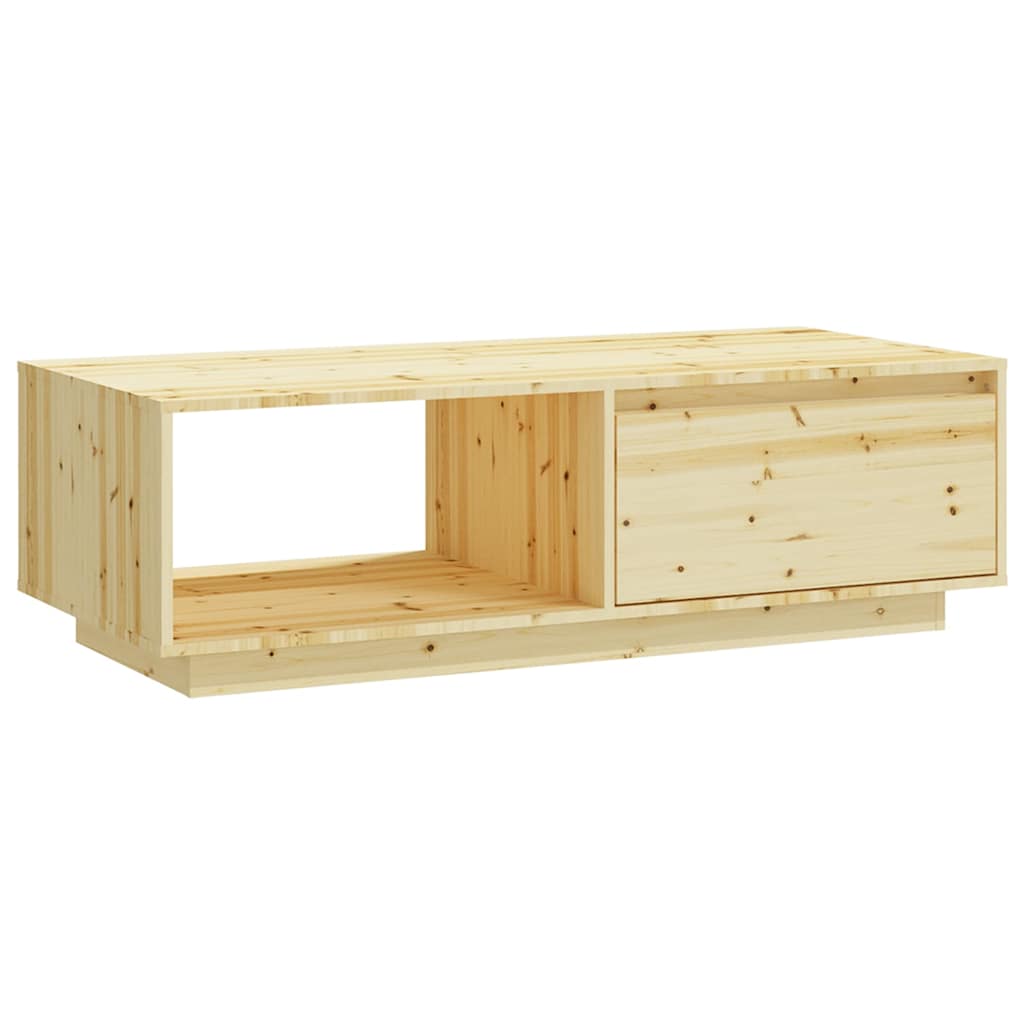 Vidaxl salontafel 110x50x33,5 cm massief vurenhout