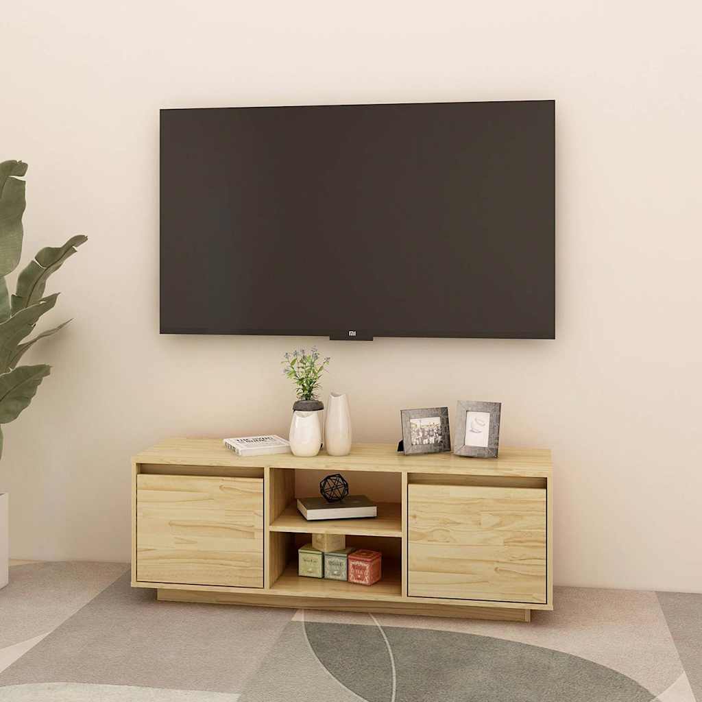 Vidaxl tv-meubel 110x30x40 cm massief acaciahout