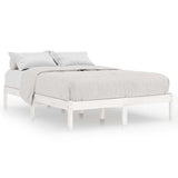 Vidaxl bedframe massief grenenhout wit 160x200 cm