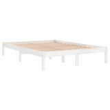 Vidaxl bedframe massief hout wit 180x200 cm