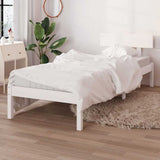 Vidaxl bedframe massief grenenhout wit 90x190 cm