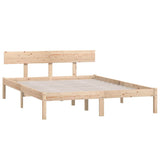 Vidaxl bedframe massief hout 120x190 cm