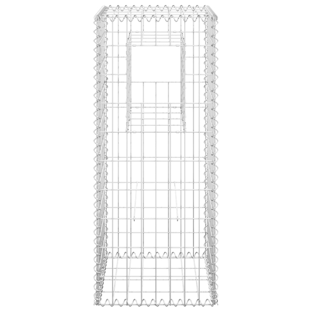 Vidaxl Schanskorf Pole 40x40x100 cm de hierro