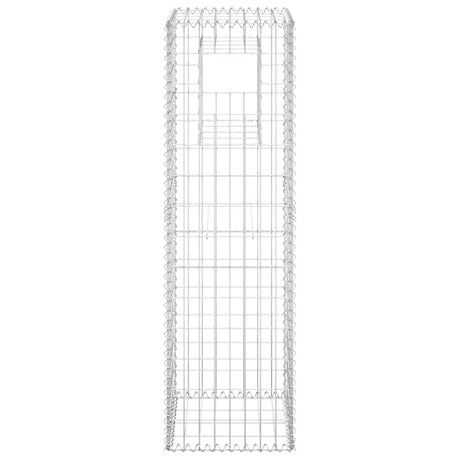 Vidaxl Schanskorf Pole 40x40x140 cm Eisen