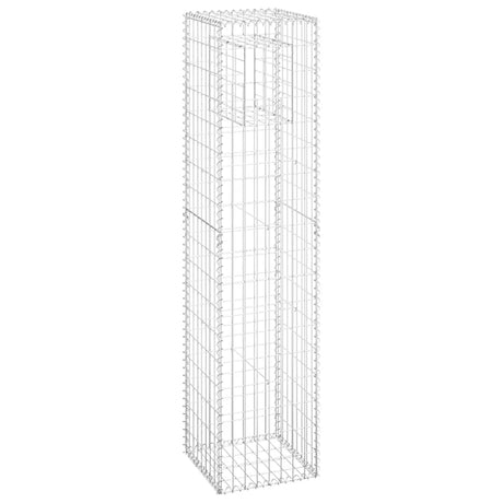 Vidaxl schanskorf palen 2 st 40x40x180 cm ijzer