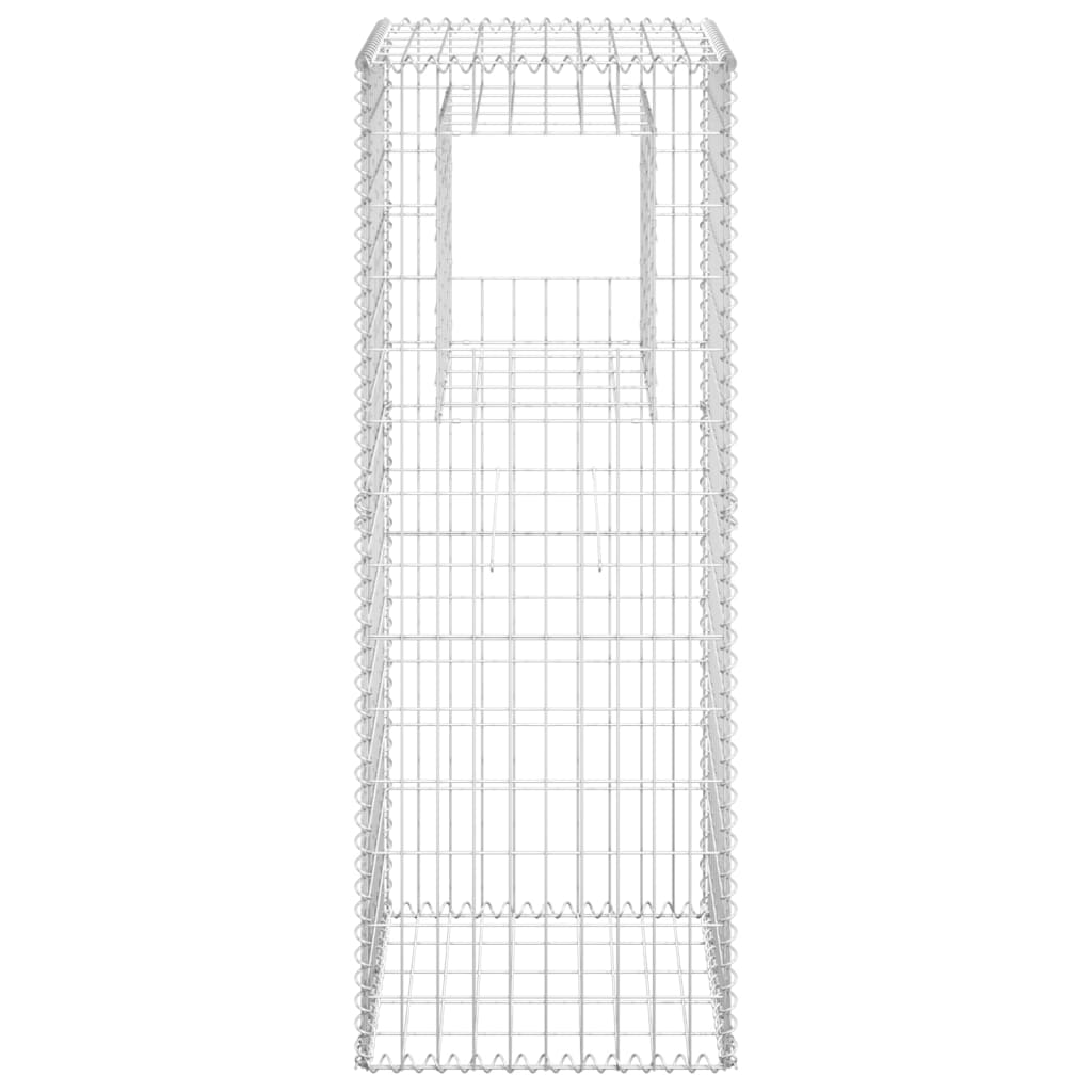 Vidaxl Schanskorf Pole 50x50x140 cm järn