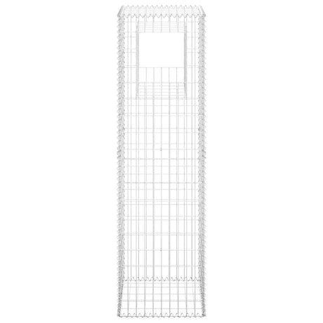 Vidaxl Schanskorf Pole 50x50x180 cm Eisen