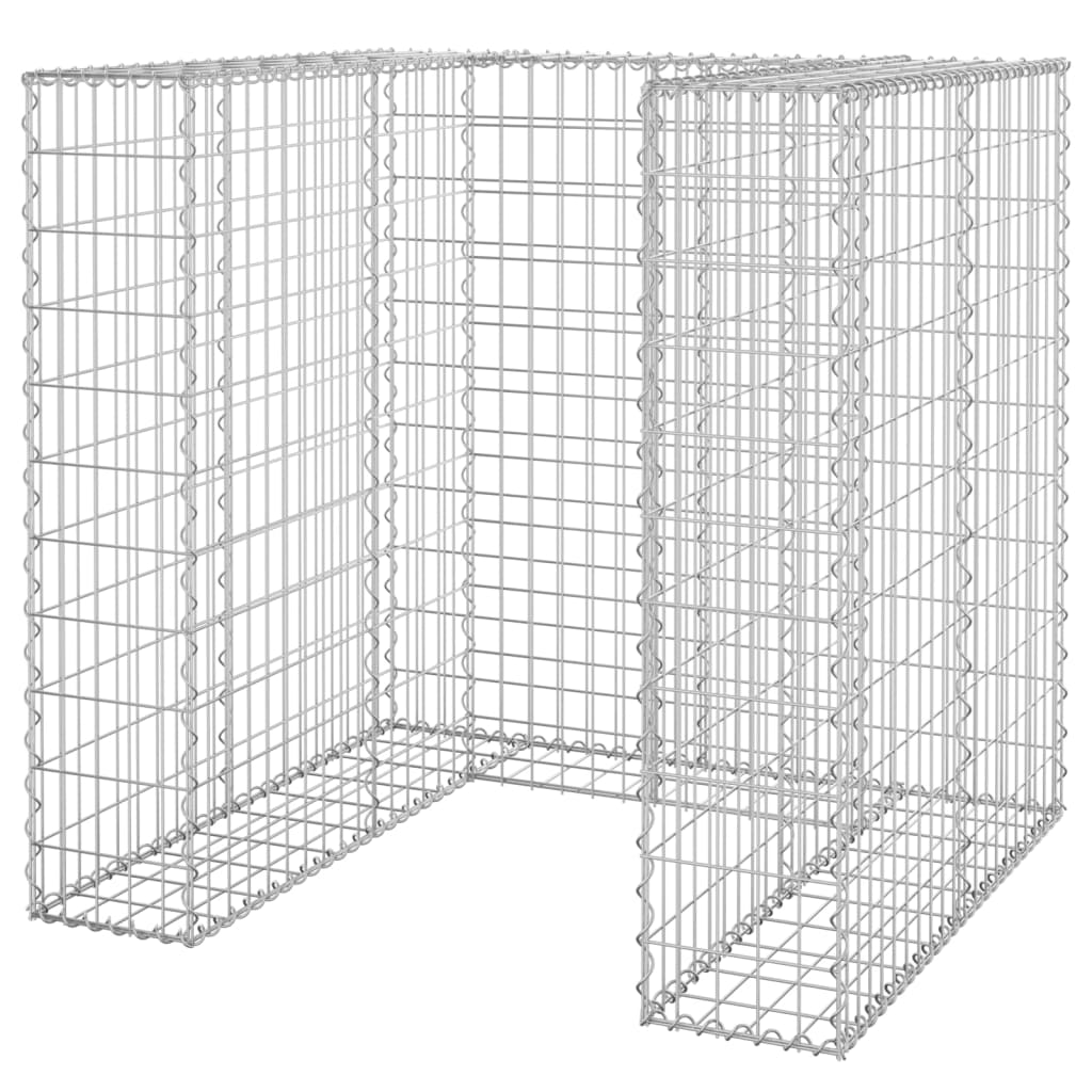 Vidaxl shananskorf fir Container 110x100x110 cm Galavaniséiert Stol