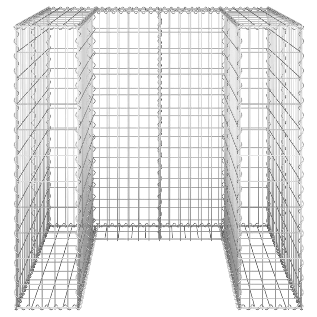 Vidaxl shananskorf fir Container 110x100x110 cm Galavaniséiert Stol