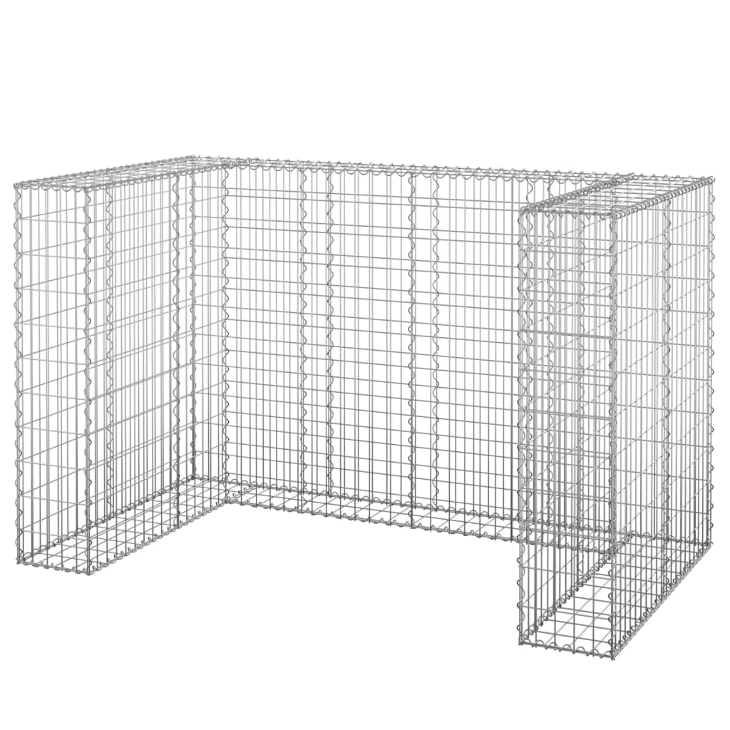 Vidaxl Schanskorf pro kontejnery 180x100x110 cm galvanizovaná ocel