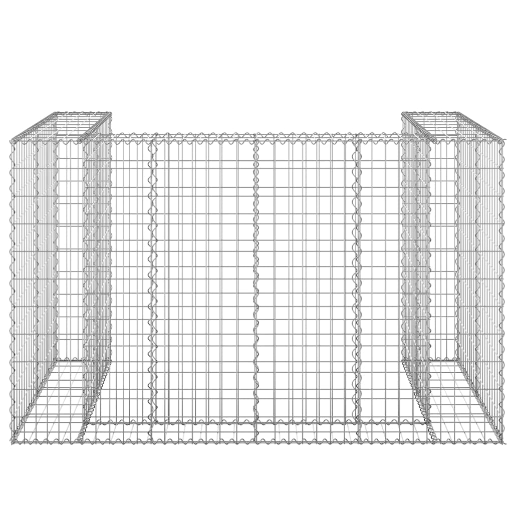 Vidaxl Schanskorf for containers 180x100x110 cm galvanized steel