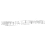Vidaxl Gabion -Pflanzer vermehrte 300x100x20 cm verzinkter Stahl