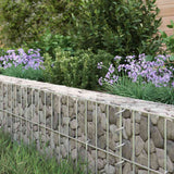Vidaxl Gabion -Pflanzer erhöhte 500x100x20 cm verzinkter Stahl