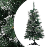 Vidaxl Kunstkerstboom mit Standard 90 cm PVC Grün und Weiß