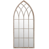 Vidaxl Garden Mirror 100x45 cm Eisensand -gelöscht