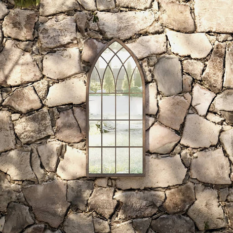 Vidaxl Garden Mirror 70 x 30 cm Eisensand -gelöscht
