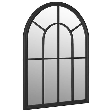 Vidaxl Gartenspiegel 60x45 cm Eisen schwarz