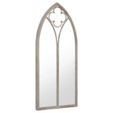 Vidaxl Garden Mirror 100x45 cm Eisensand -gelöscht
