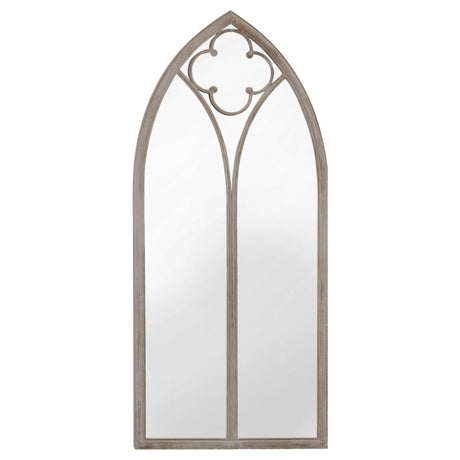 Vidaxl Garden Mirror 100x45 cm Eisensand -gelöscht