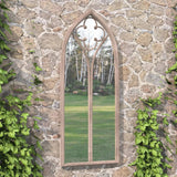 Vidaxl Garden Mirror 70 x 30 cm Eisensand -gelöscht