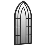 VidaXL Gartenspiegel 100x45 cm Eisen schwarz