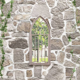 Vidaxl Garden Mirror 70 x 30 cm Eisensand -gelöscht