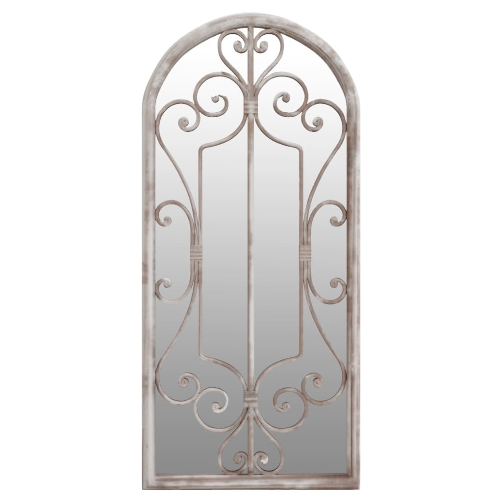 Vidaxl Garden Mirror 100x45 cm Eisensand -gelöscht