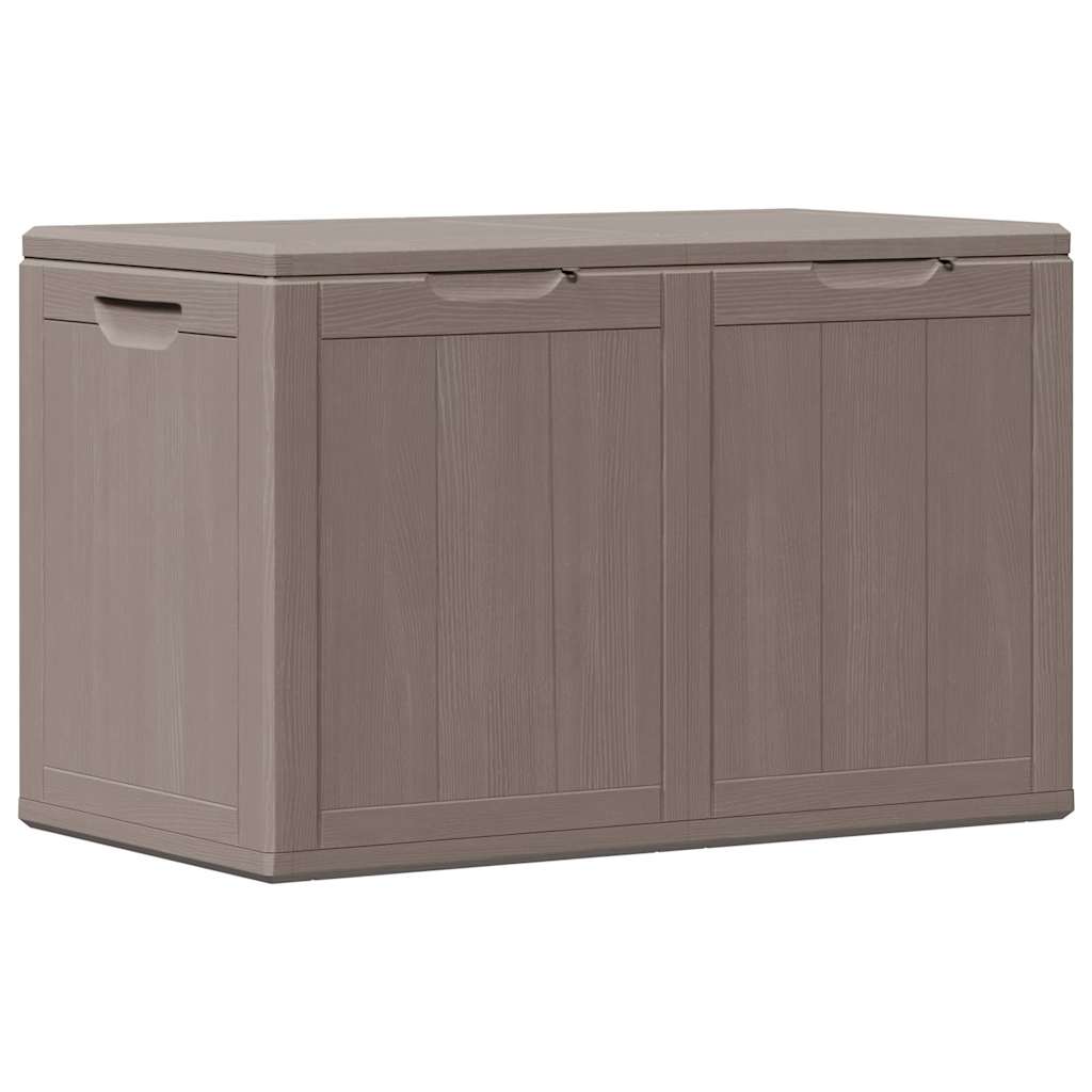 Vidaxl tuinbox 180 l pp houtlook bruin
