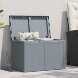 Vidaxl tuinbox 180 l pp houtlook grijs