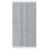 Tapis Vidaxl 120x180 cm Gris clair en coton